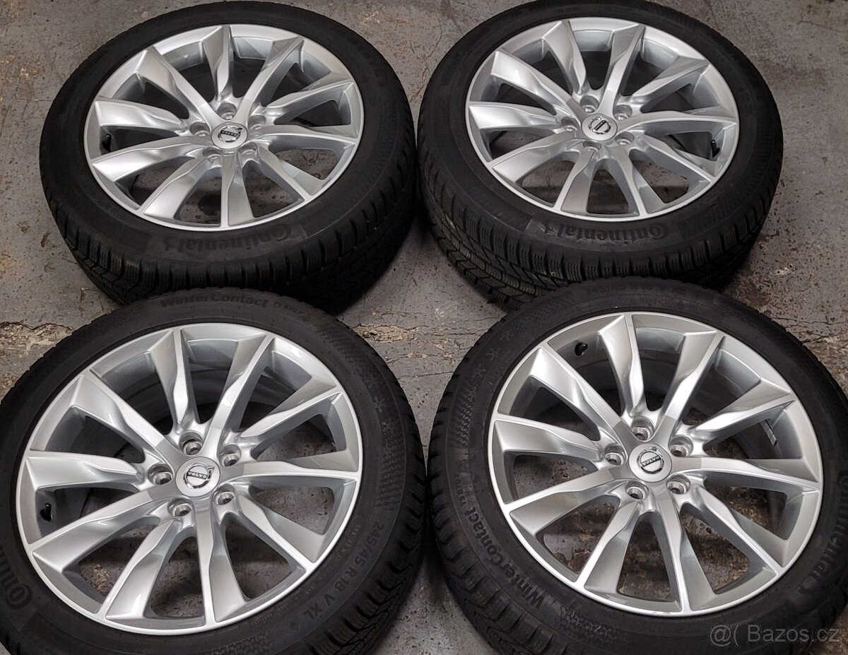 VOLVO V90,S90,alu 18',zimní pneu Continental +-8mm