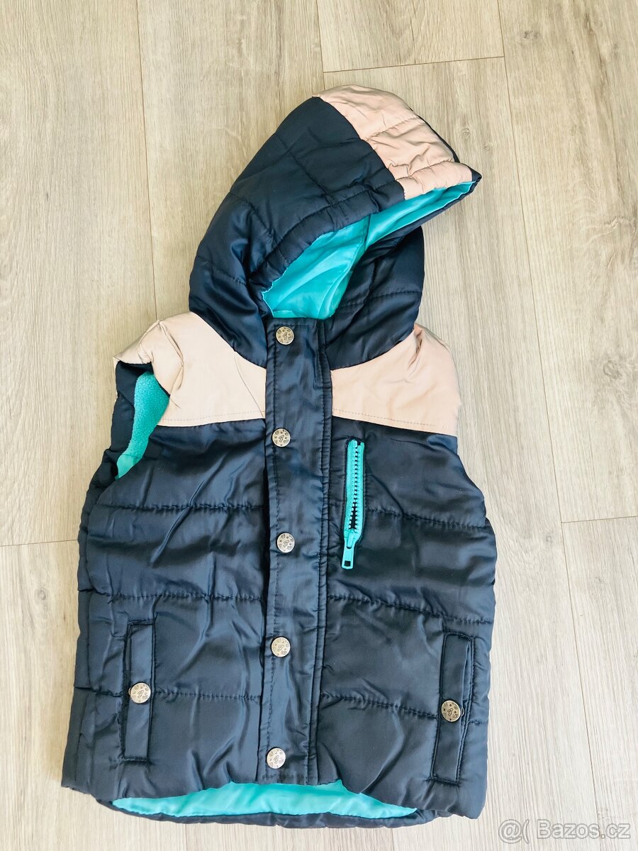 Dětská podzimní vesta - vel.92/98