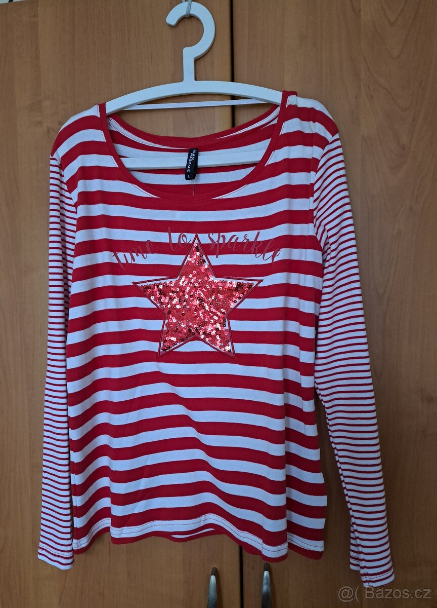 Dámský SVETR s aplikací TAKKO 44/46? N.O.V.Ý.