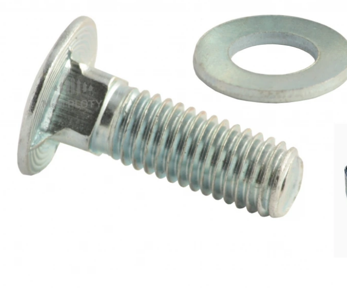 Šroub vratový M10x35, 8.8, zn, DIN 603