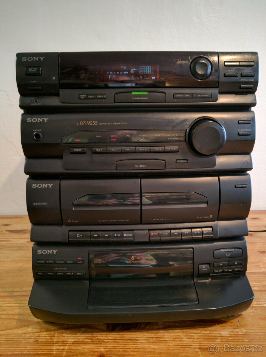 Věž Sony HCD-N255, 2 x 30W RMS