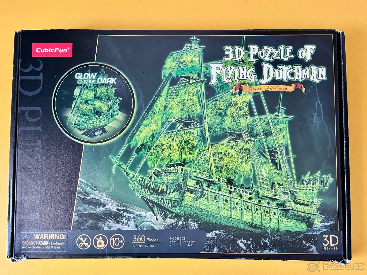 3D puzzle CUBIC FUN Pirate ship / Flying Dutchman