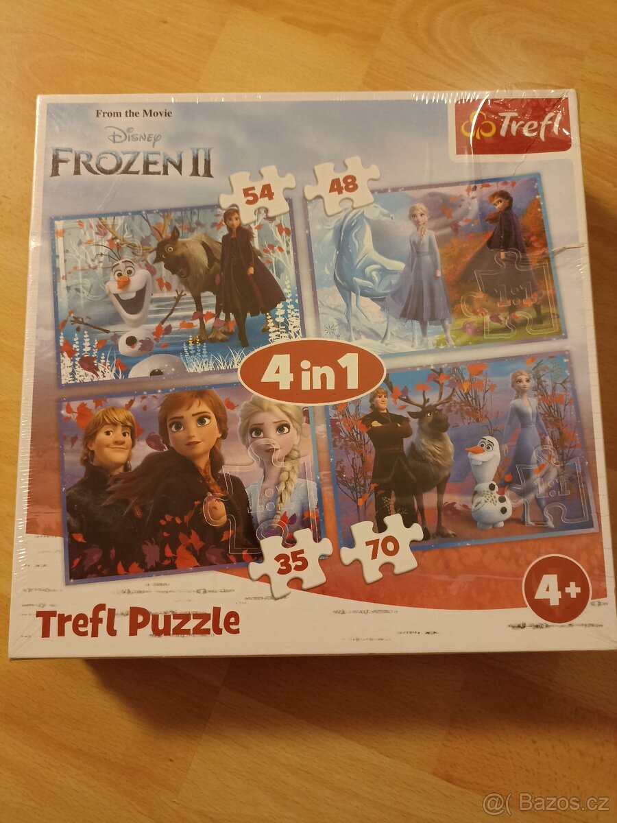 Trefl puzzle Frozen 4 in 1