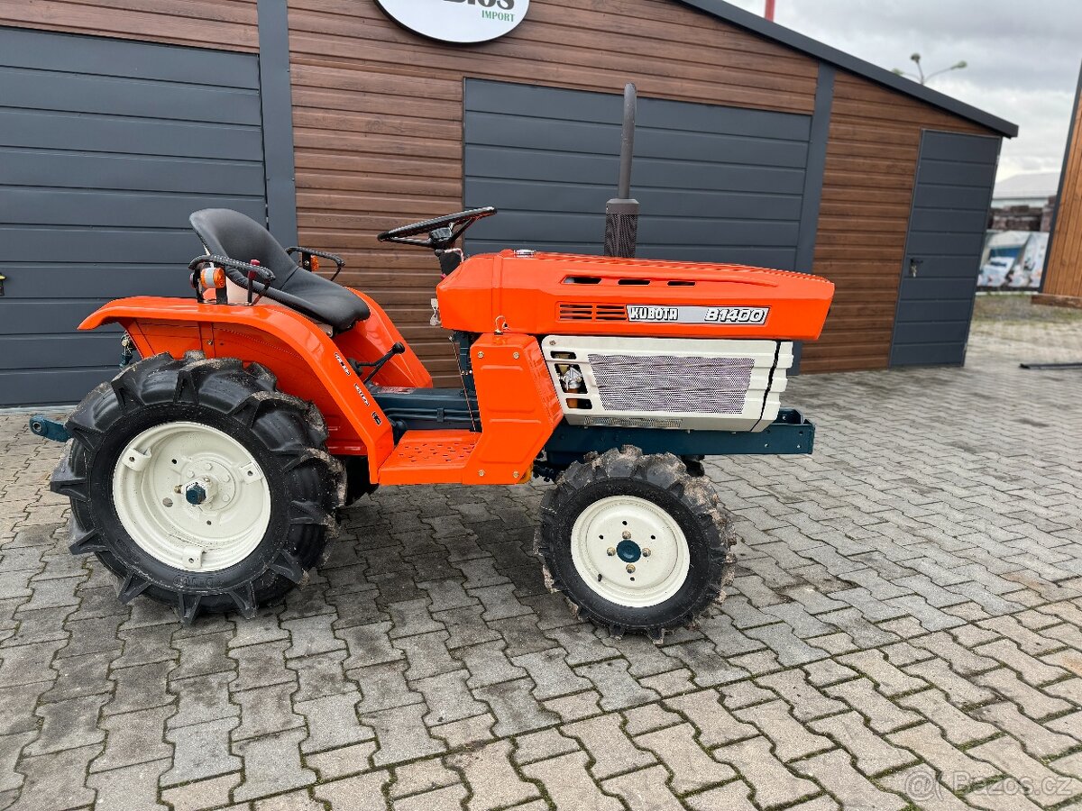 Malotraktor Kubota B1400DT po profesionální repasi