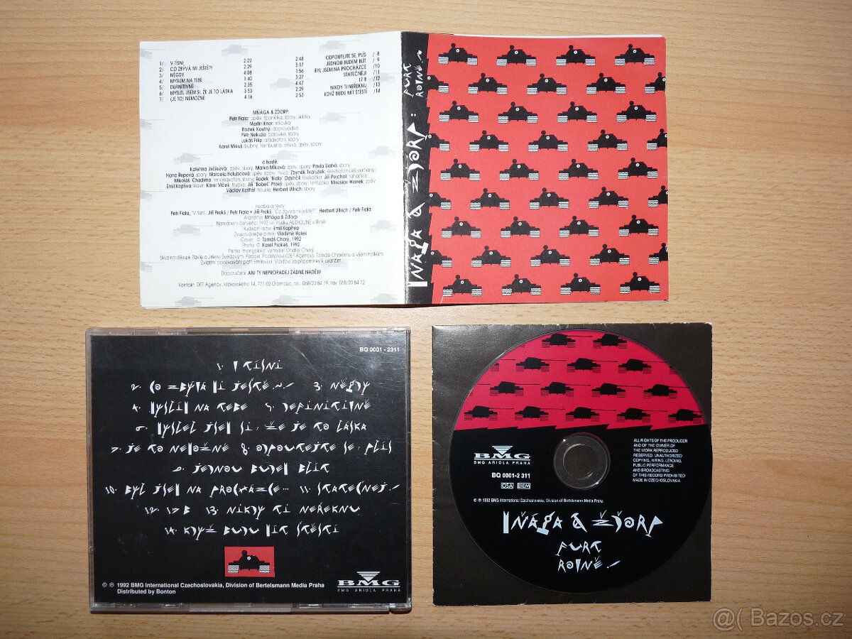 prodám CD MŇÁGA A ŽĎORP-Furt Rovně 1992 1.vydání RARITA