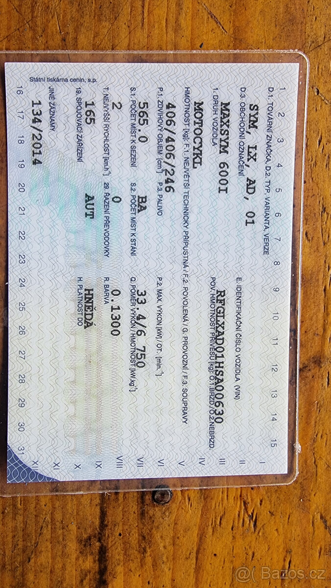 Skůtr Max sym 600i