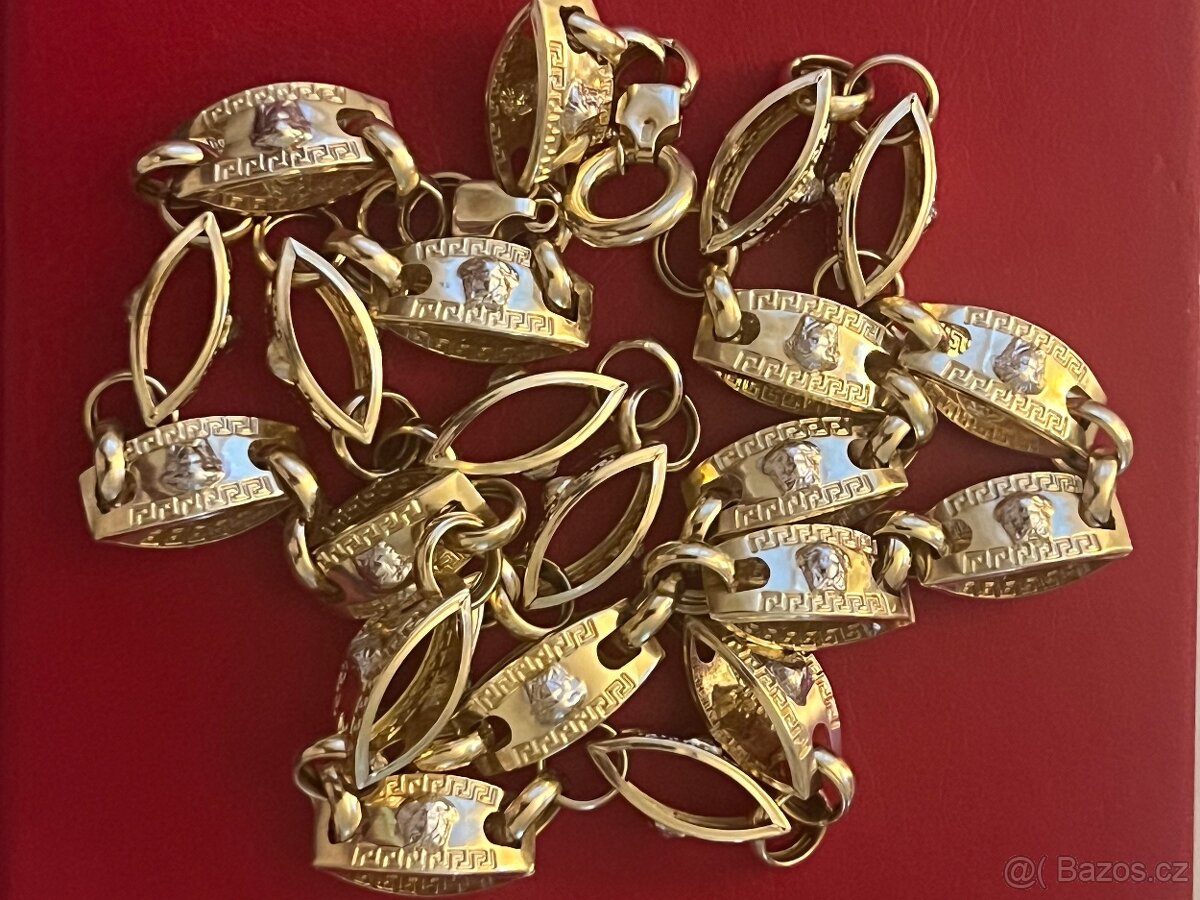 Zlato/ zlatý řetěz Versace 585/1000