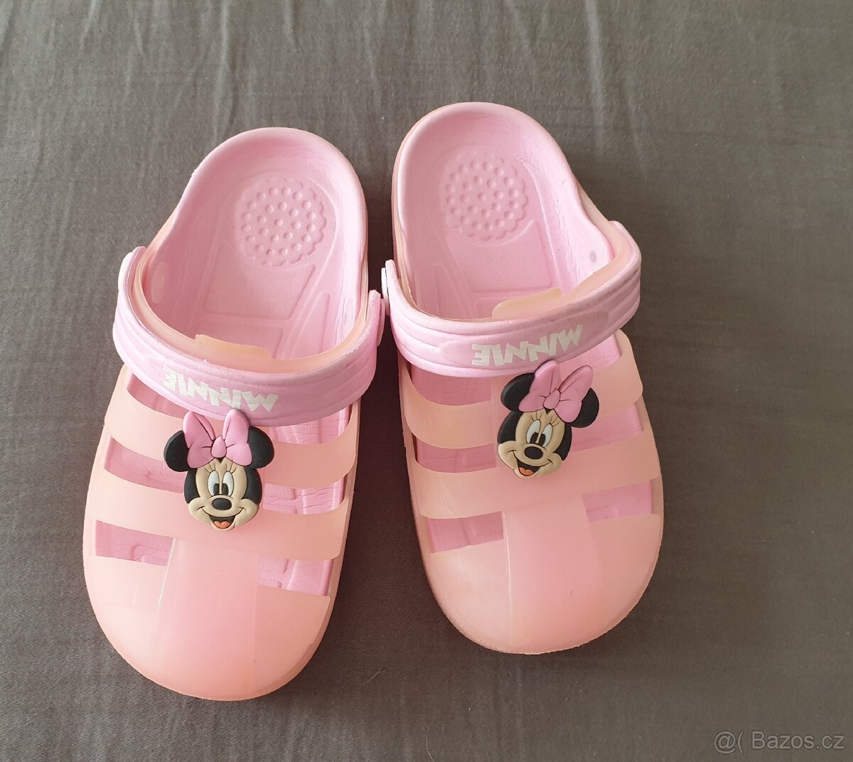 Růžove crocsy Disney vel. 29