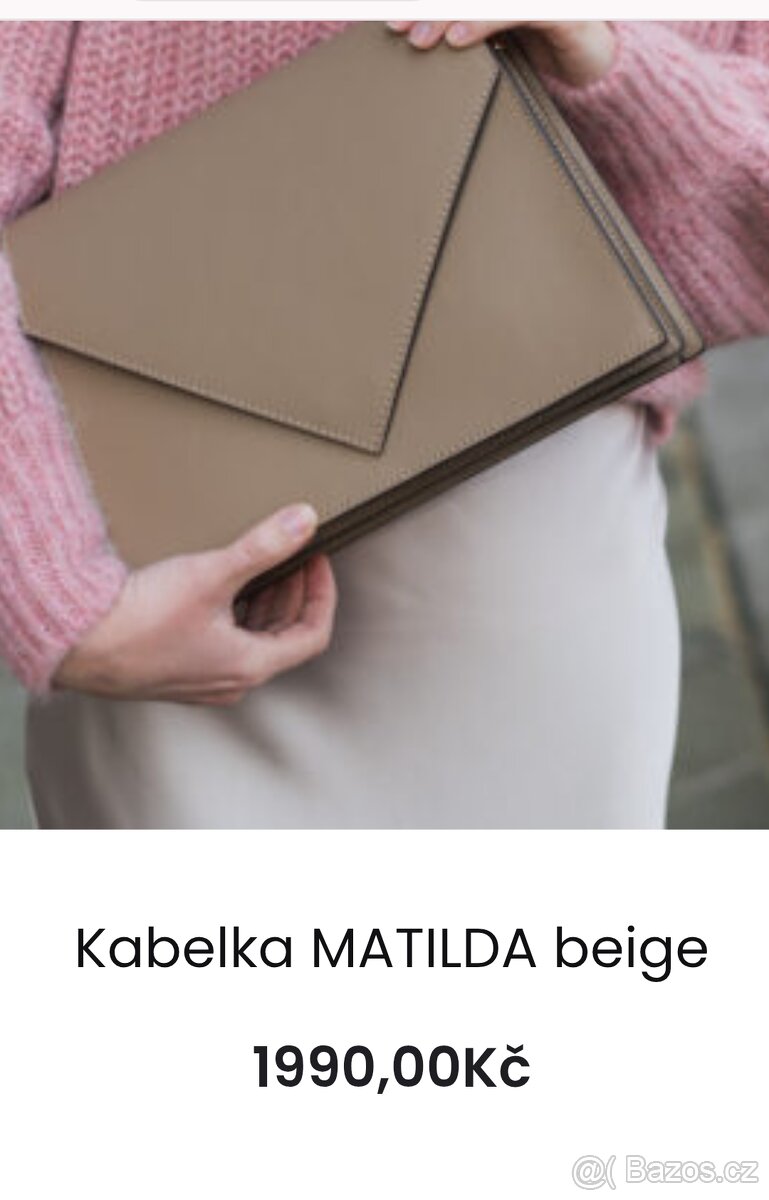 Kabelka vyrobená v Itálii kožená Ľúbivé Matilda