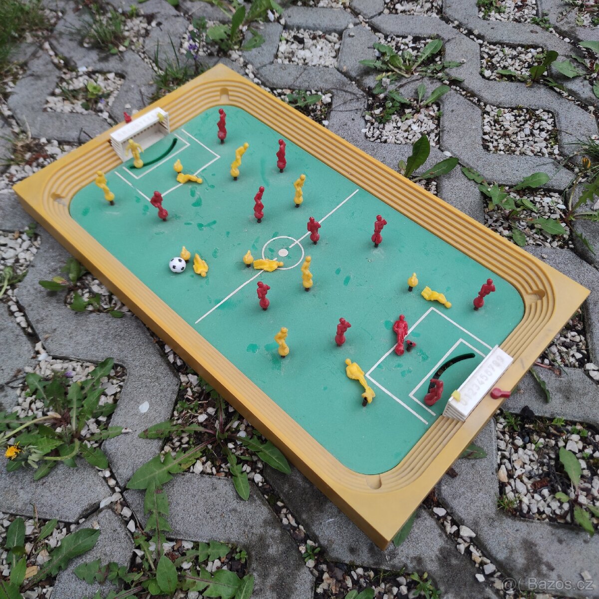 Retro stolní fotbal, nálezový stav