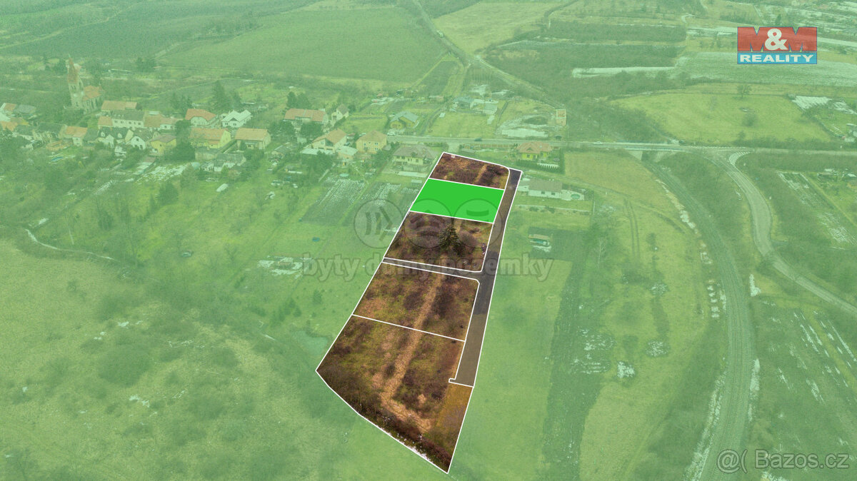 Prodej pozemku k bydlení, 1067 m², Třebenice