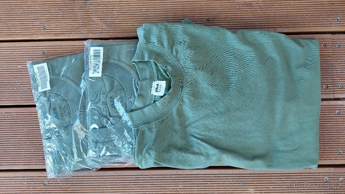 Originál tričko AČR vz. 95 khaki 112-116 dlouhý rukáv
