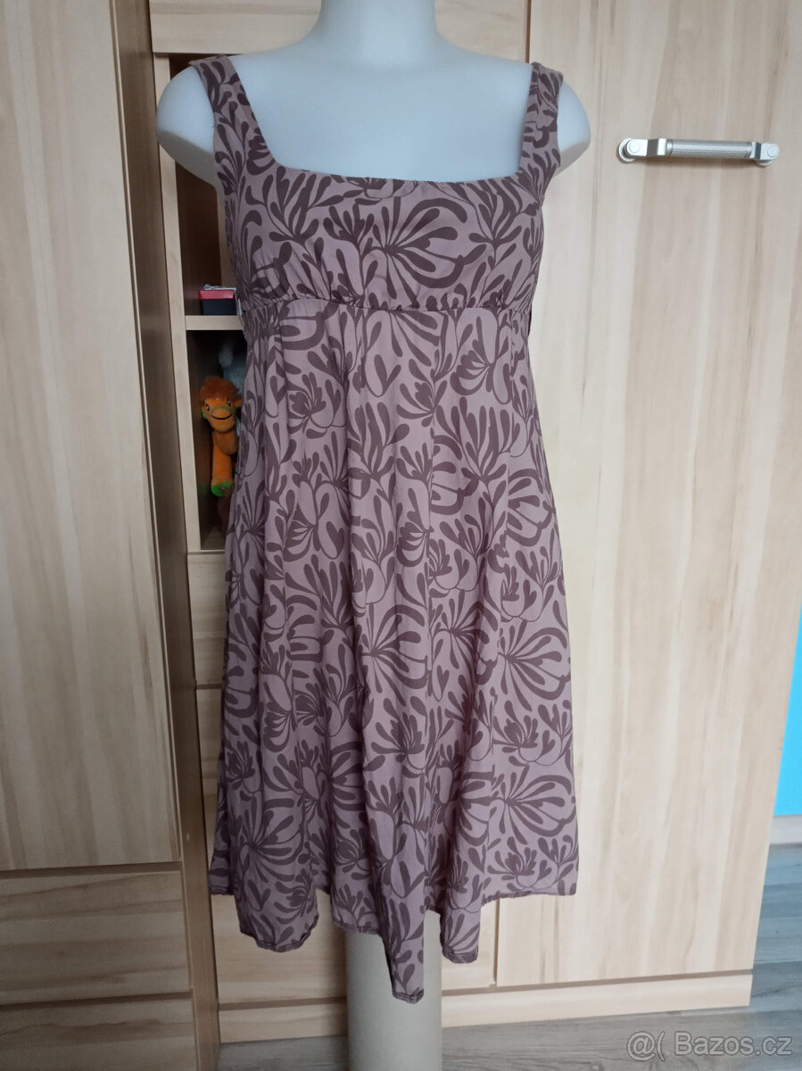 starorůžovo-hnědé šaty, TopShop