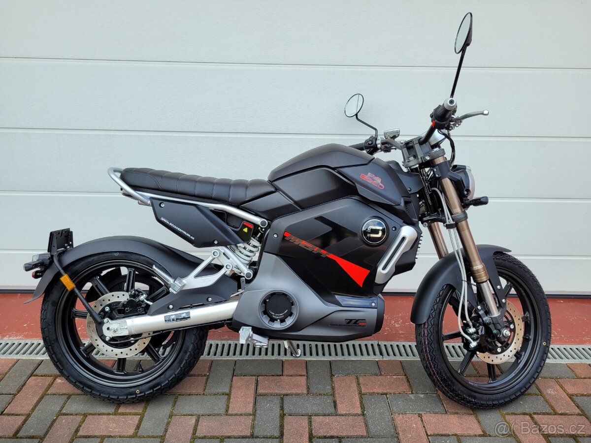 Elektrický motocykl Super Soco TC max - 110 km/h