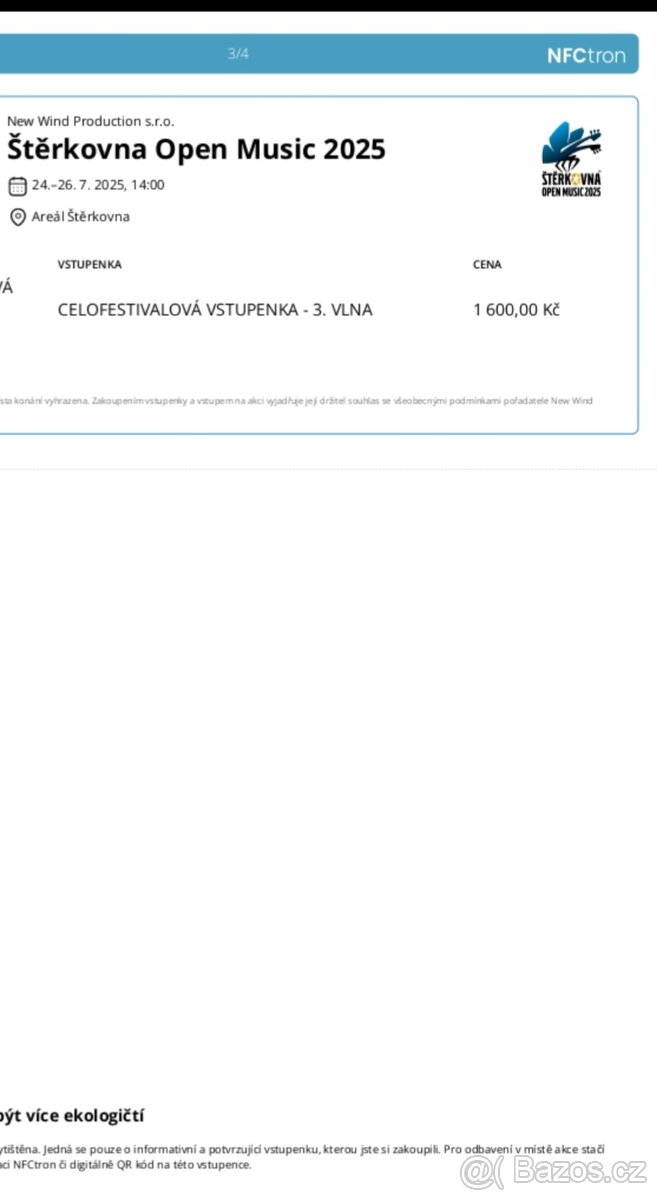 Vstupenky Štěrkovna Open