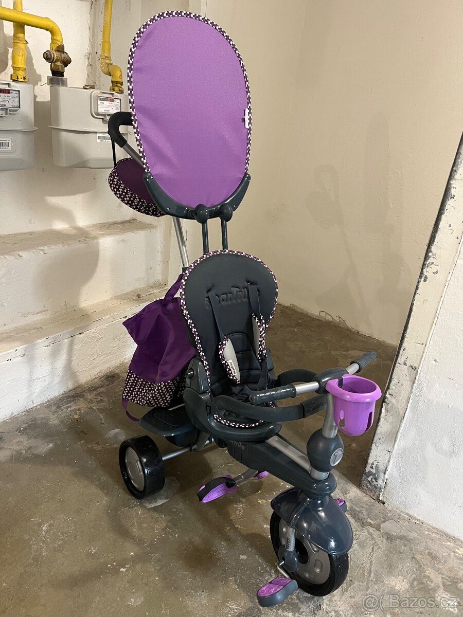 Tříkolka Dream Team Purple Black 4v1 smarTrike