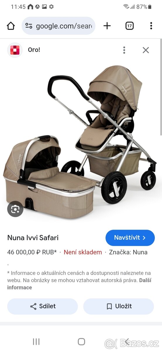 Trojkombinace Nuna IVVI Safari