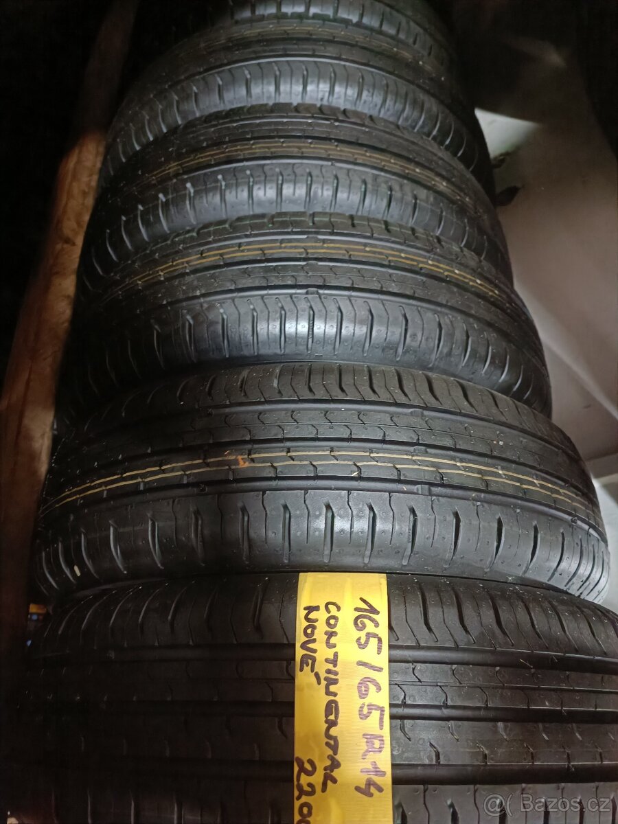 165/65r14 nové letní sady Continental