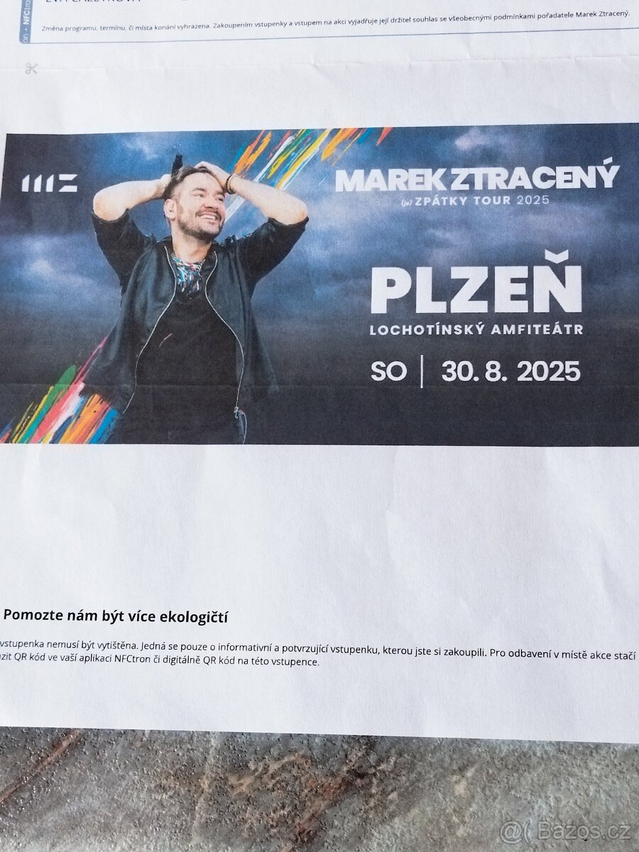 Marek Ztracený Plzeň 30.8.2025