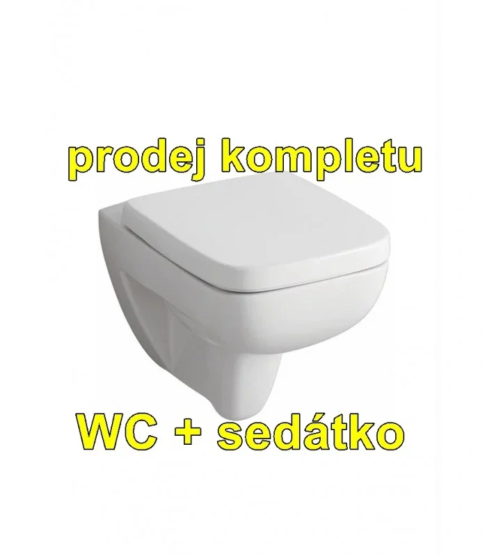 Geberit sedátko + Keramag WC
