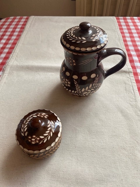 Souprava na přípravu čaje - keramika