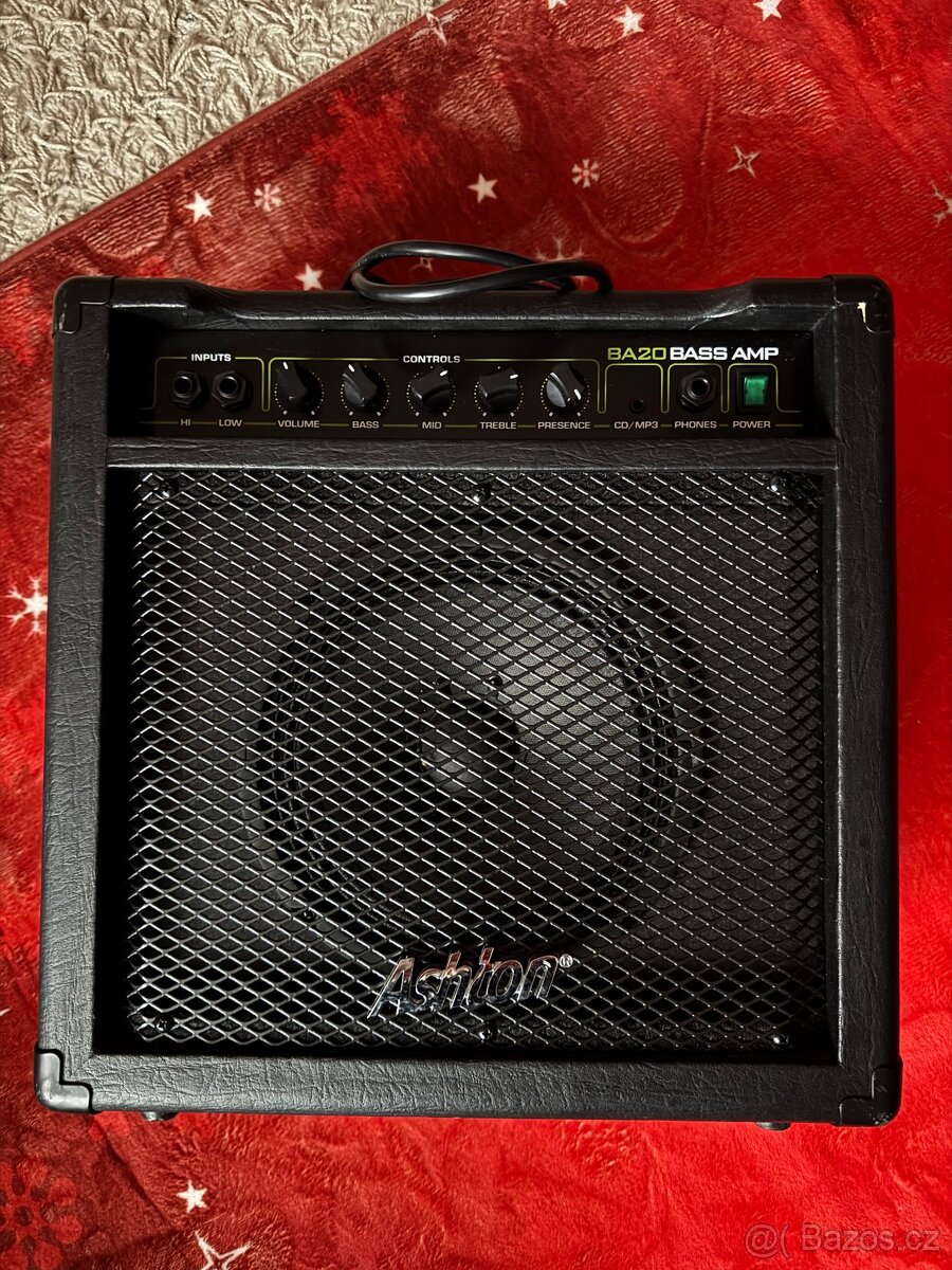 Baskytarové kombo ba20 bass amp ashton