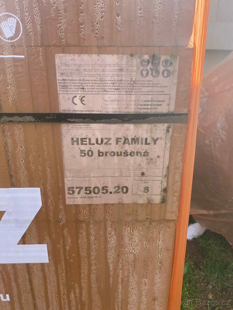 Cihla broušená HELUZ FAMILY 50 a 38