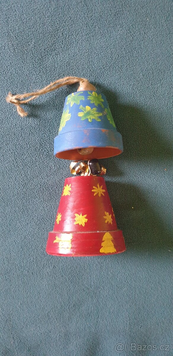 2 keramické zvonečky