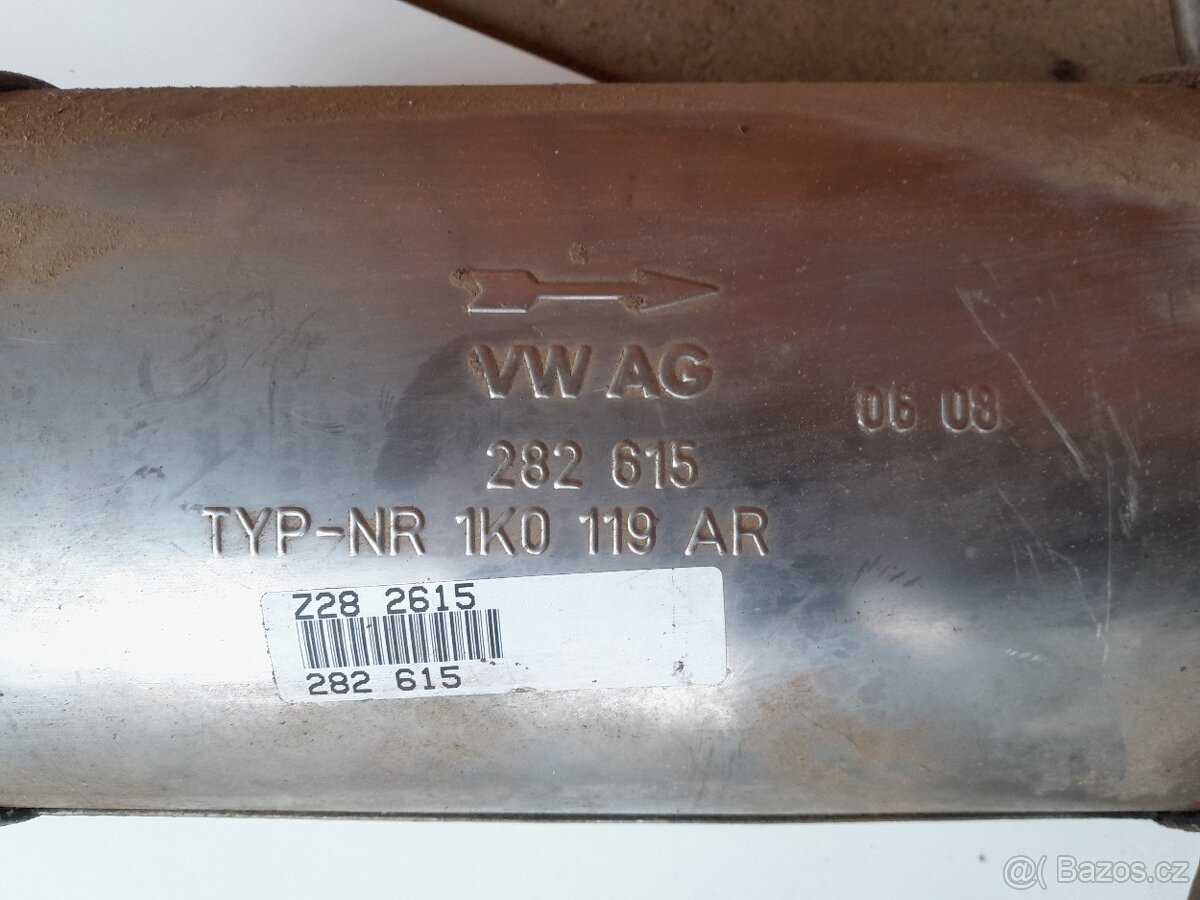 Škoda Octavia II RS výfuk