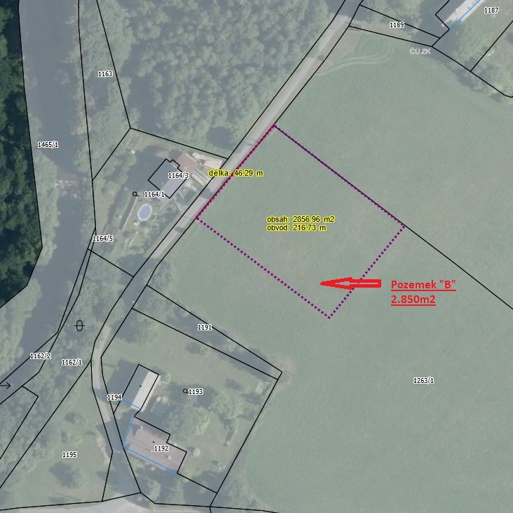 Stavební pozemek "B" Petrov nad Desnou, okres Šumperk