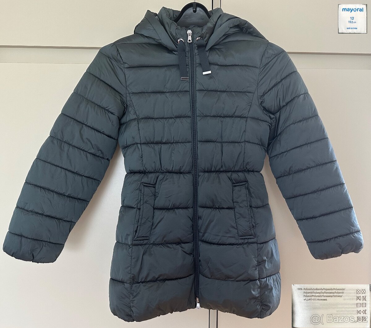 Dívčí zimní kabát zn. Mayoral vel. 12/152