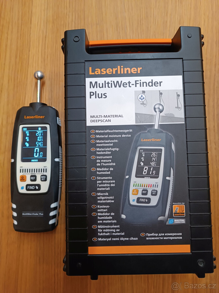 Vlhkoměr Laserliner MultiWet-Finder Plus