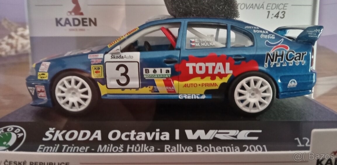 NE ABREX 1:43 RALLYE BOHEMIA 2001 LIMITKA 500 KS