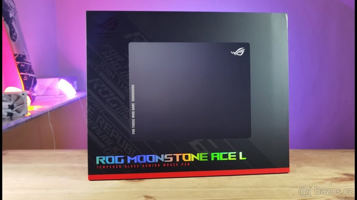 Asus Moonstone ACE L skleněná podložka černá