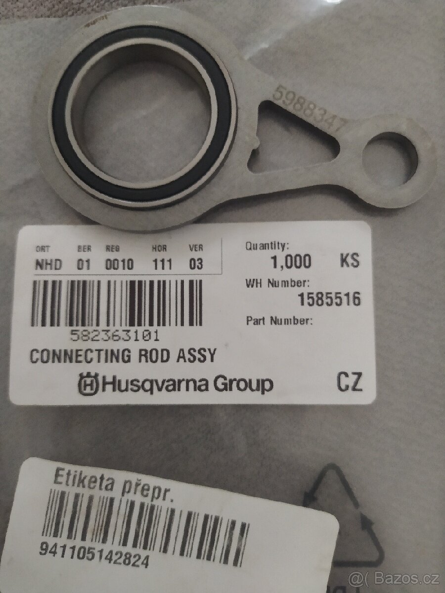 táhlo číslo dílu 582363101 plotostrihu husqvarna 536Lihe3