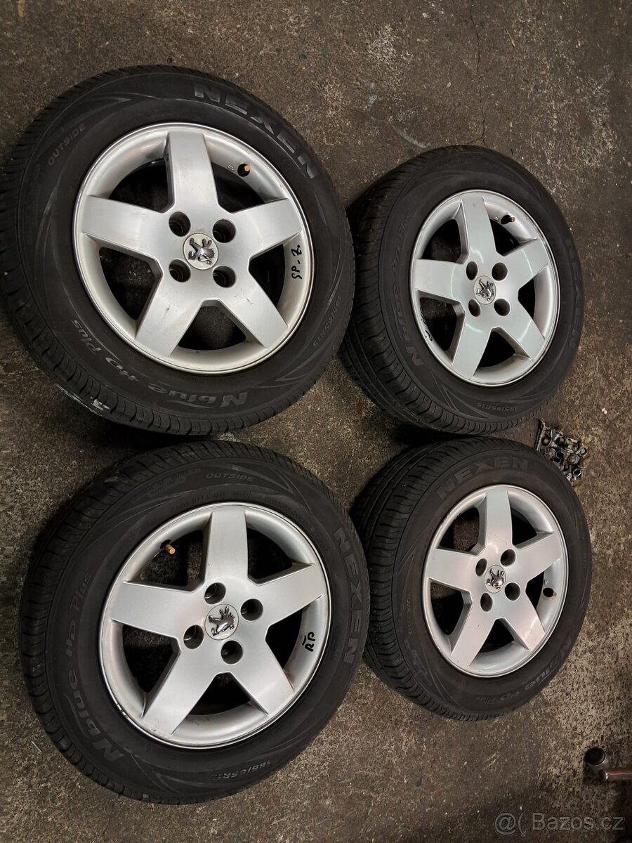 ORIGINÁL ALU KOLA PEUGEOT 15"