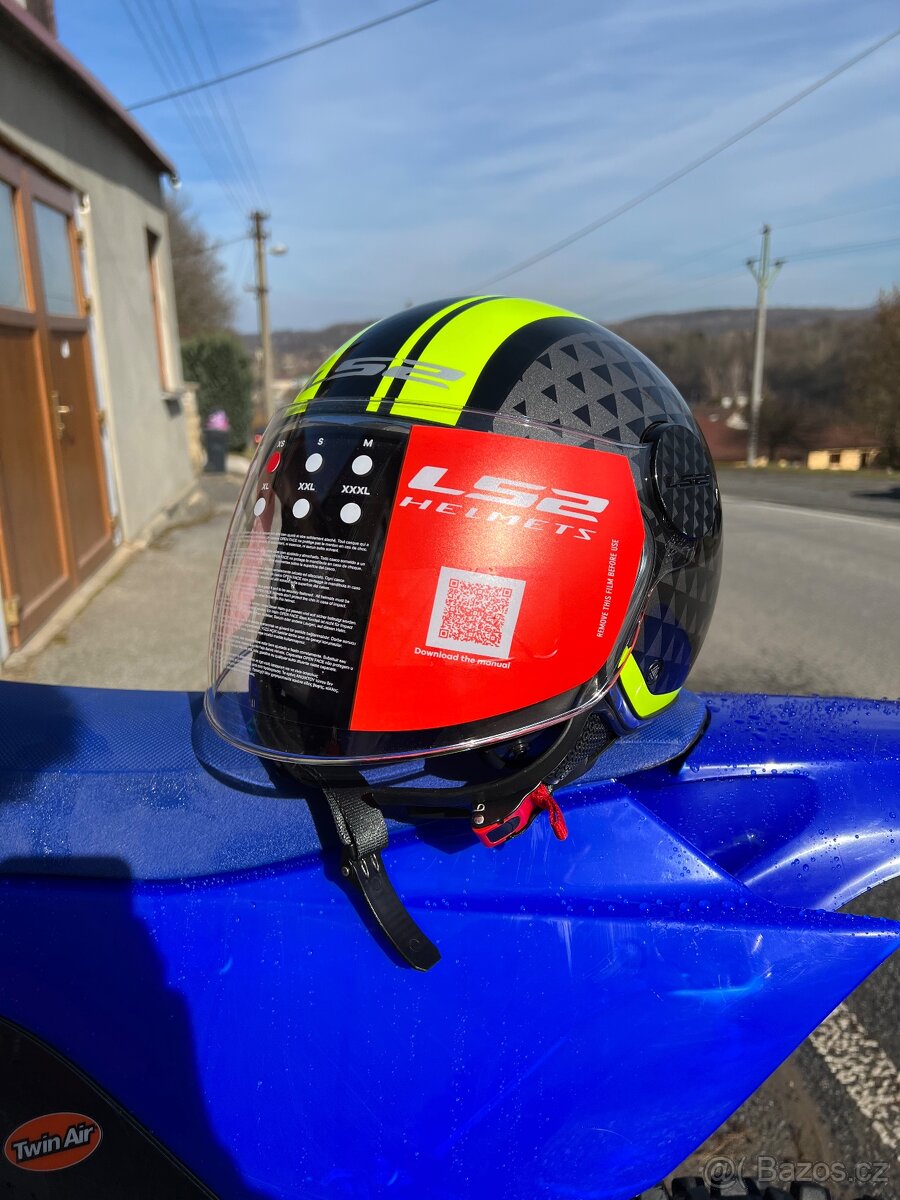 Helma na motorku