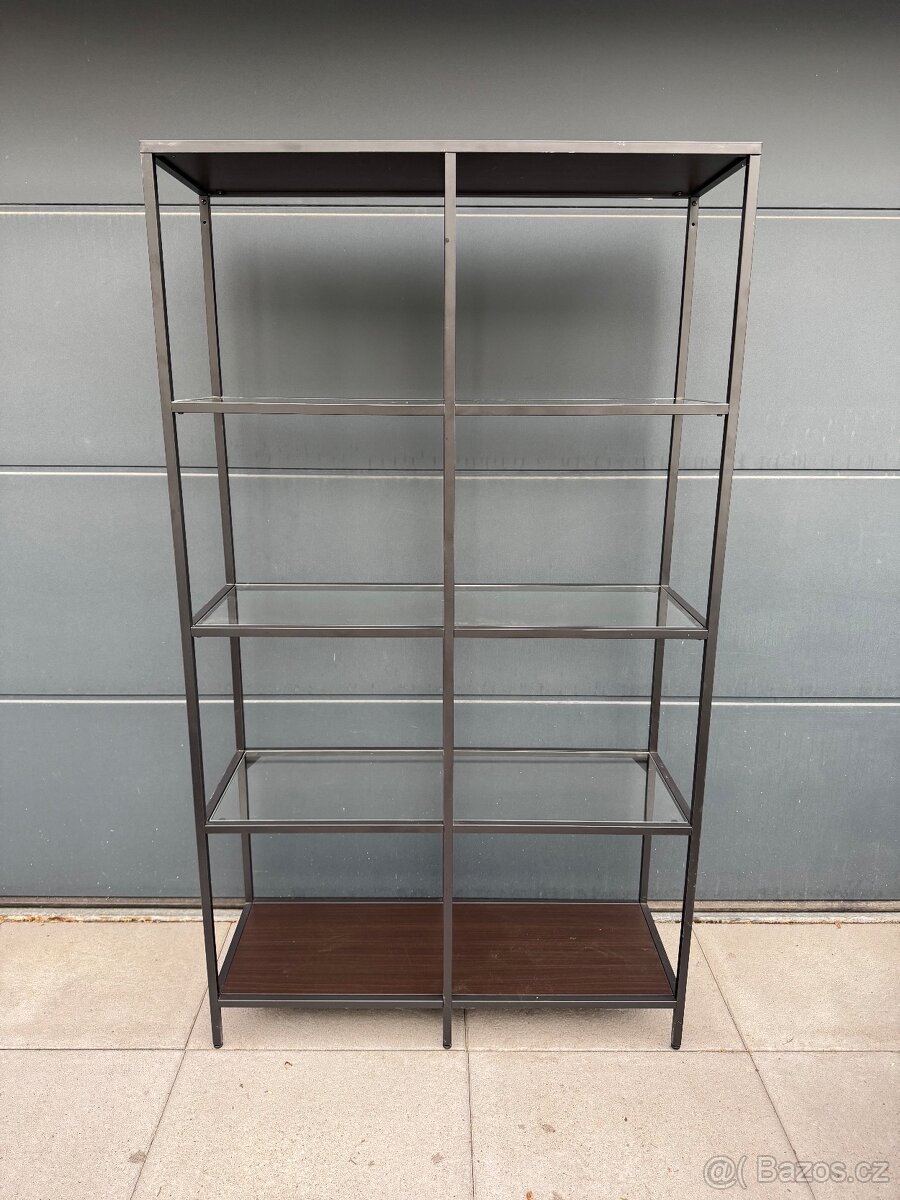 Regál lakovaný 4 policový 100 cm × 175 cm x 36 cm