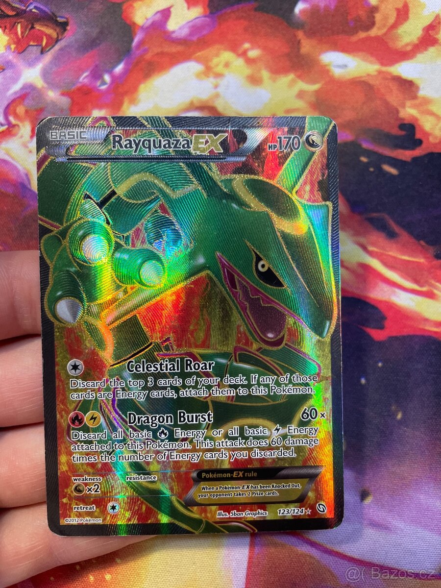Rayquaza EX (stará vzácná kata)