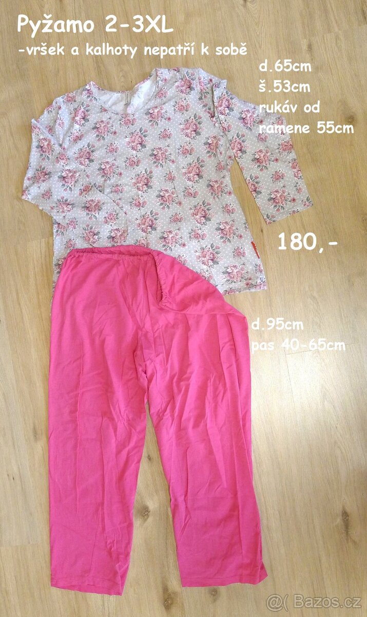 Dámské pyžamo vel.2-3XL
