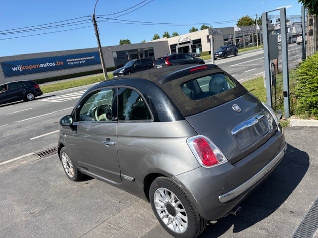 fiat 500 cc 1,2 i klima , kůže . 106tkm