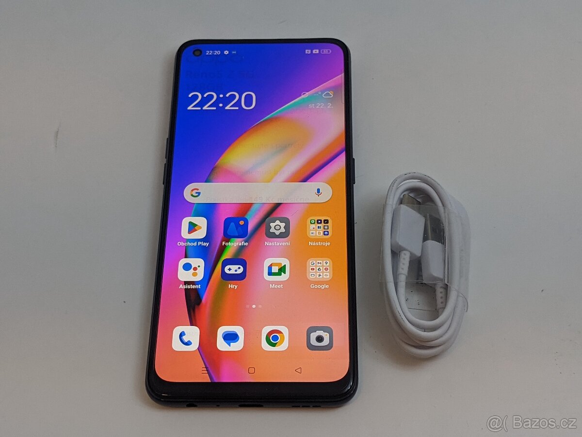 Oppo Reno5 Z 8/128gb black. Záruka 6 měsíců.