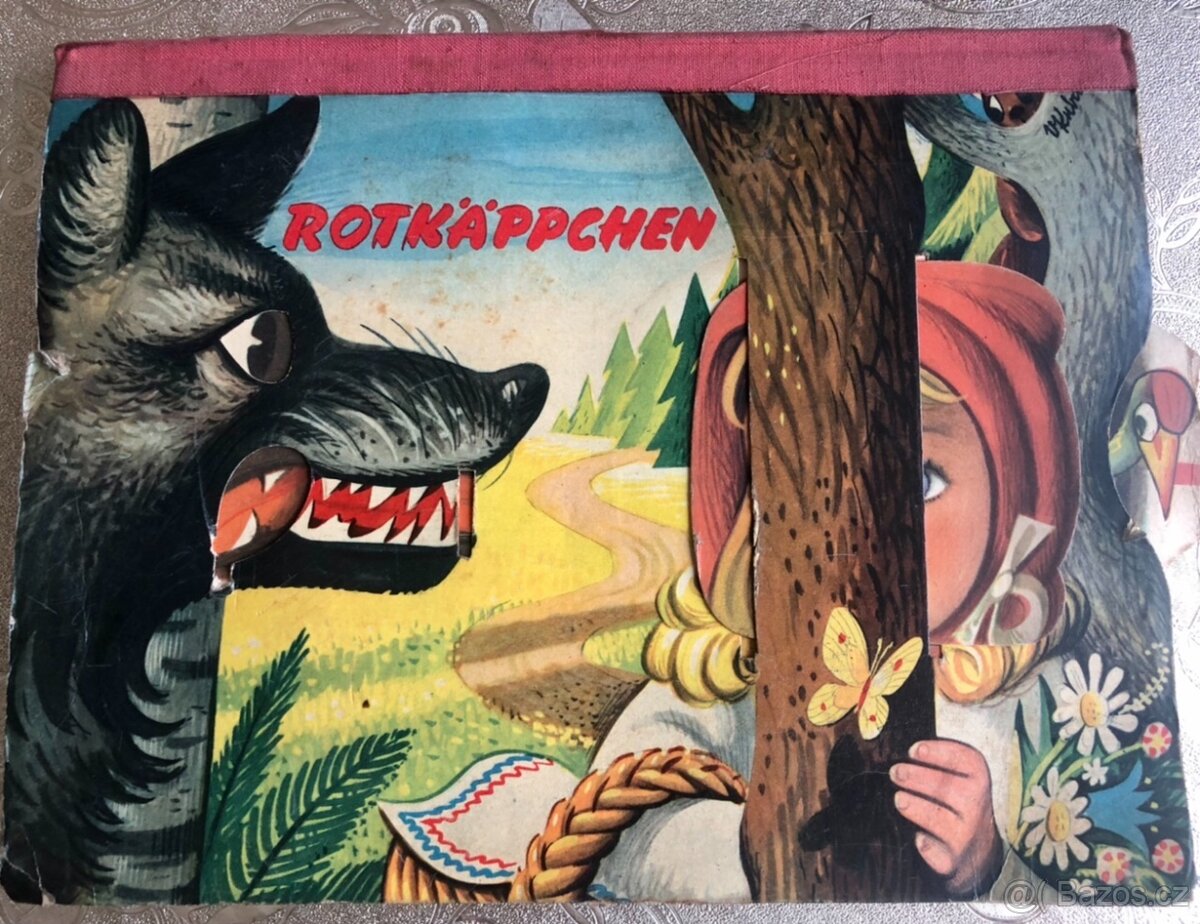 leporelo Kubašta - Červená Karkulka 1957 německy