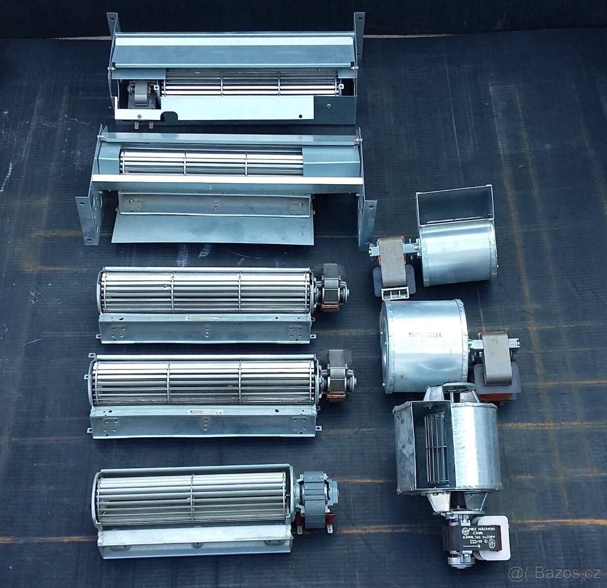 Ventilátory do akumulačních kamen AD-RB a FIKO