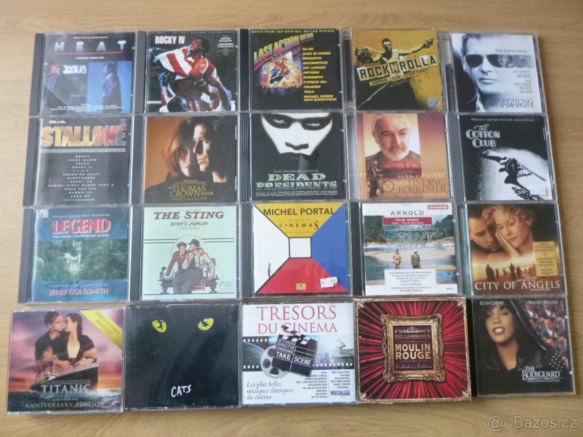 110x SOUNDTRACK na CD