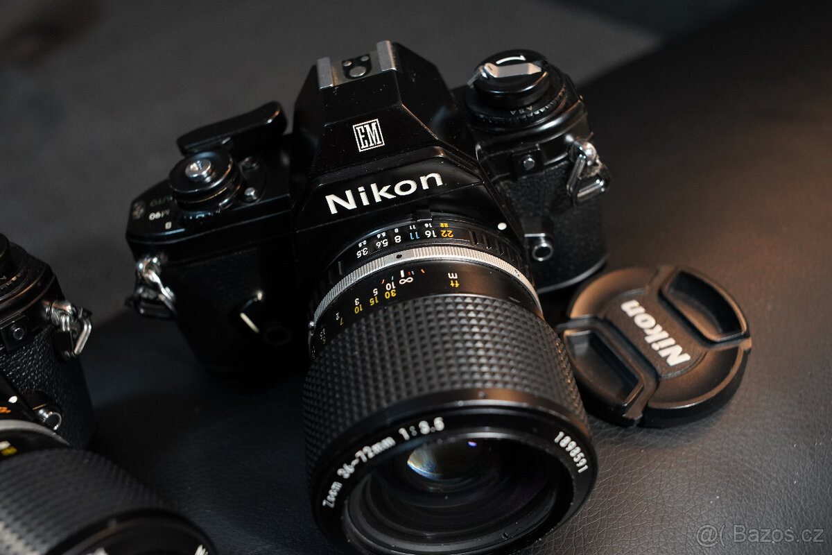 Nikon EM + Nikkor series E Zoom 36–72mm f/3.5