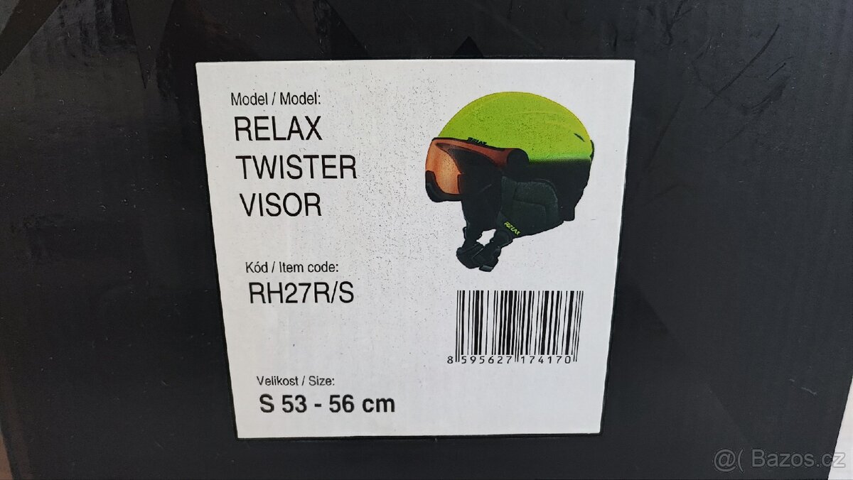 Dětská helma Relax Twister Visor, vel. 53-56cm