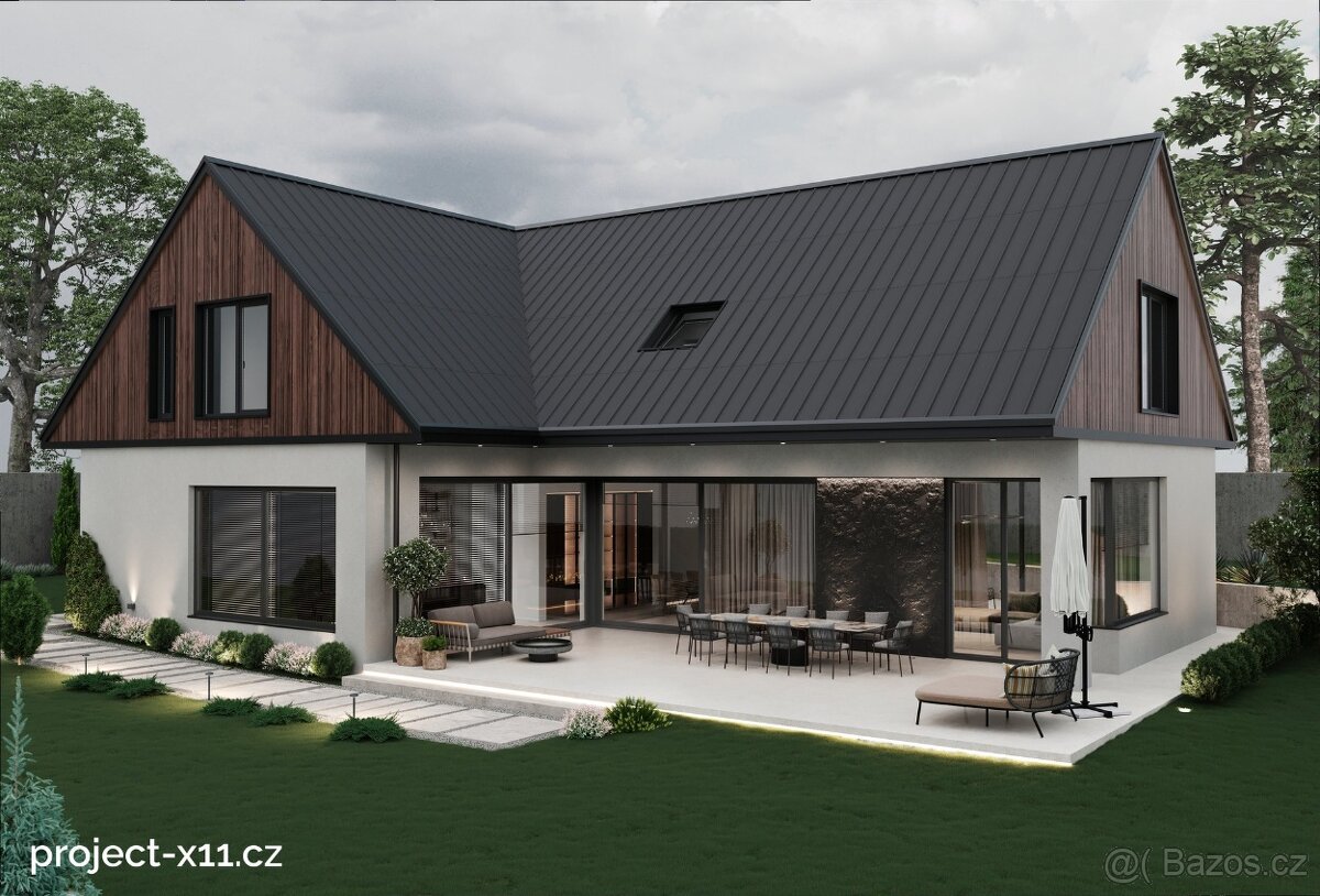 Pozemek 1617 m² se stavebním povolením a projektem od vítěze