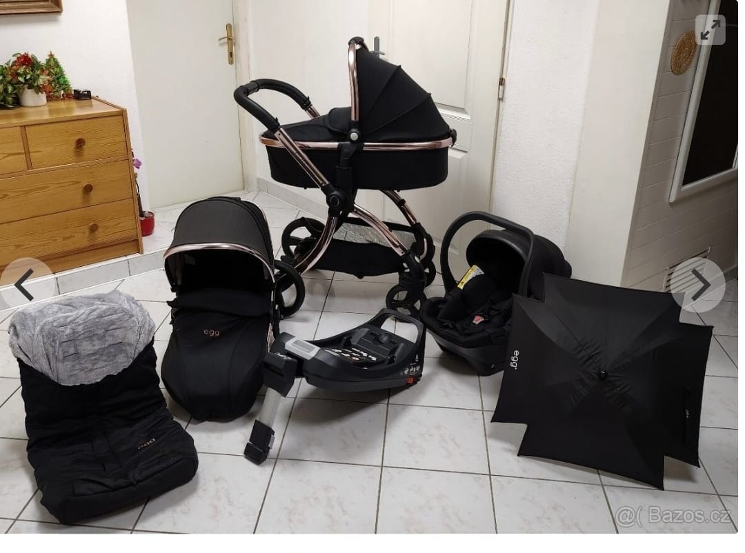 Kočárek BABYSTYLE egg3 set 3v1