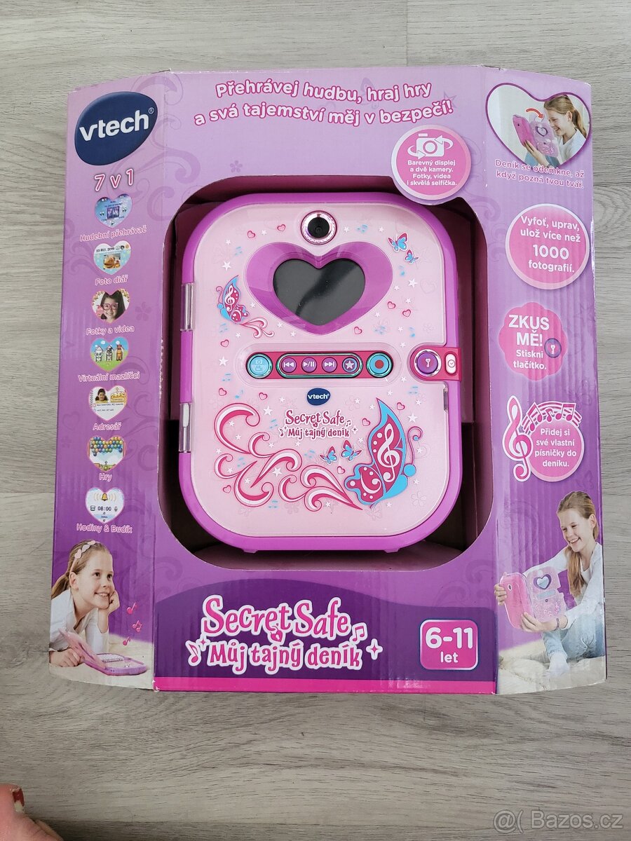 Můj tajný deník Vtech - růžový, český